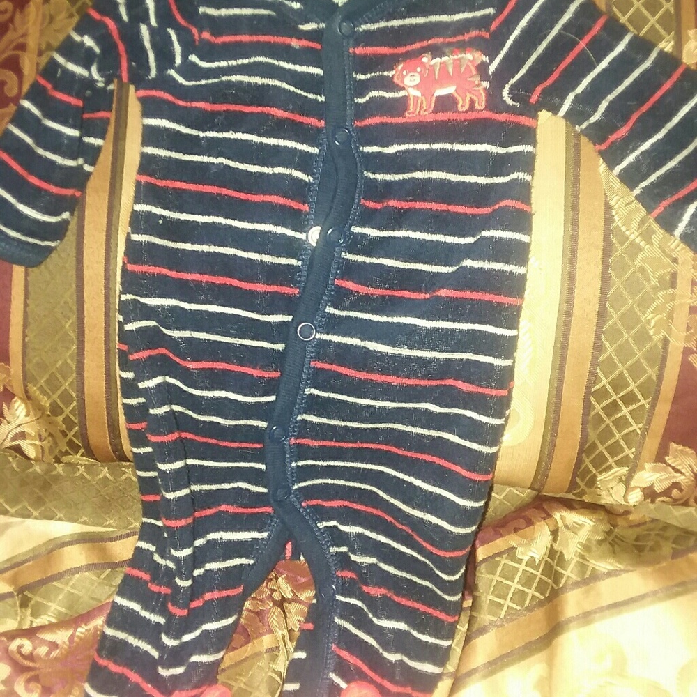 Newborn tiger pajamas